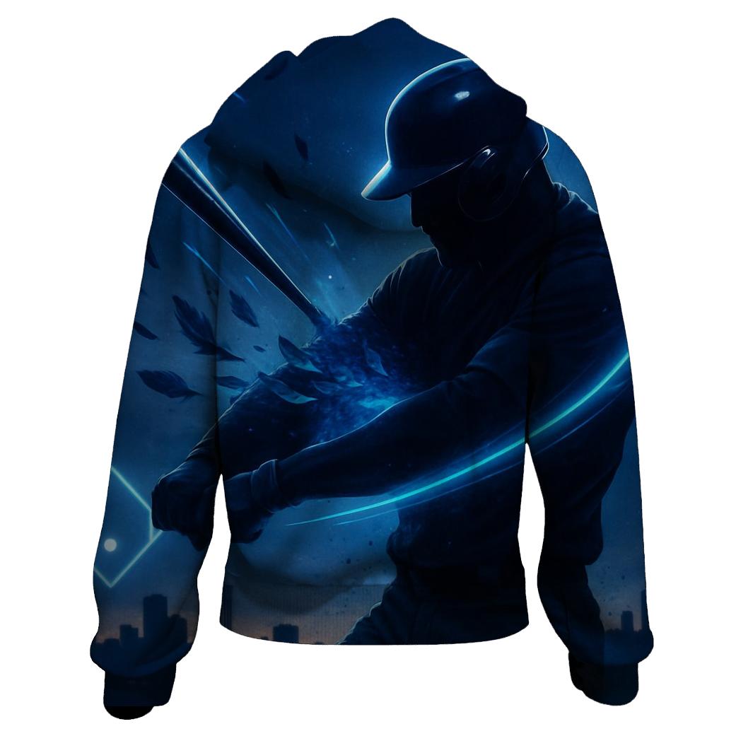 Blue Jays Midnight Batter embroidered hoodies