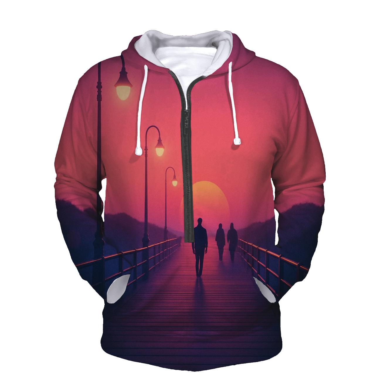 Crimson Boardwalk Echo hoodie styles