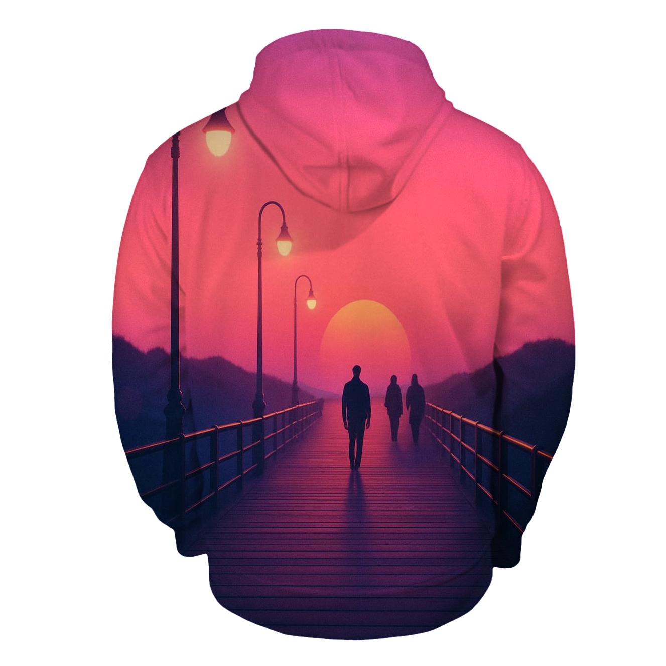 Crimson Boardwalk Echo hoodie styles