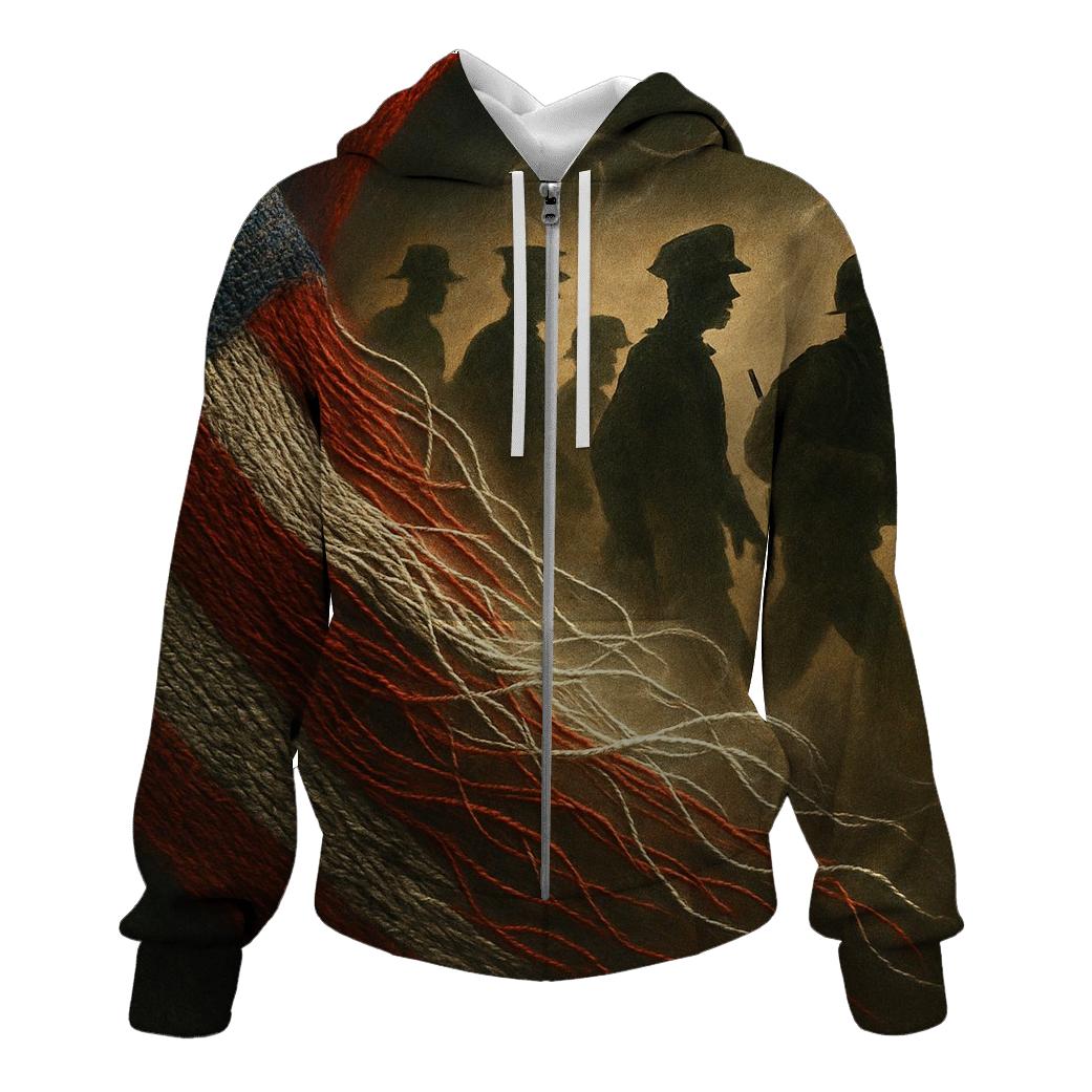 Threads Of Service zip-up hoodies