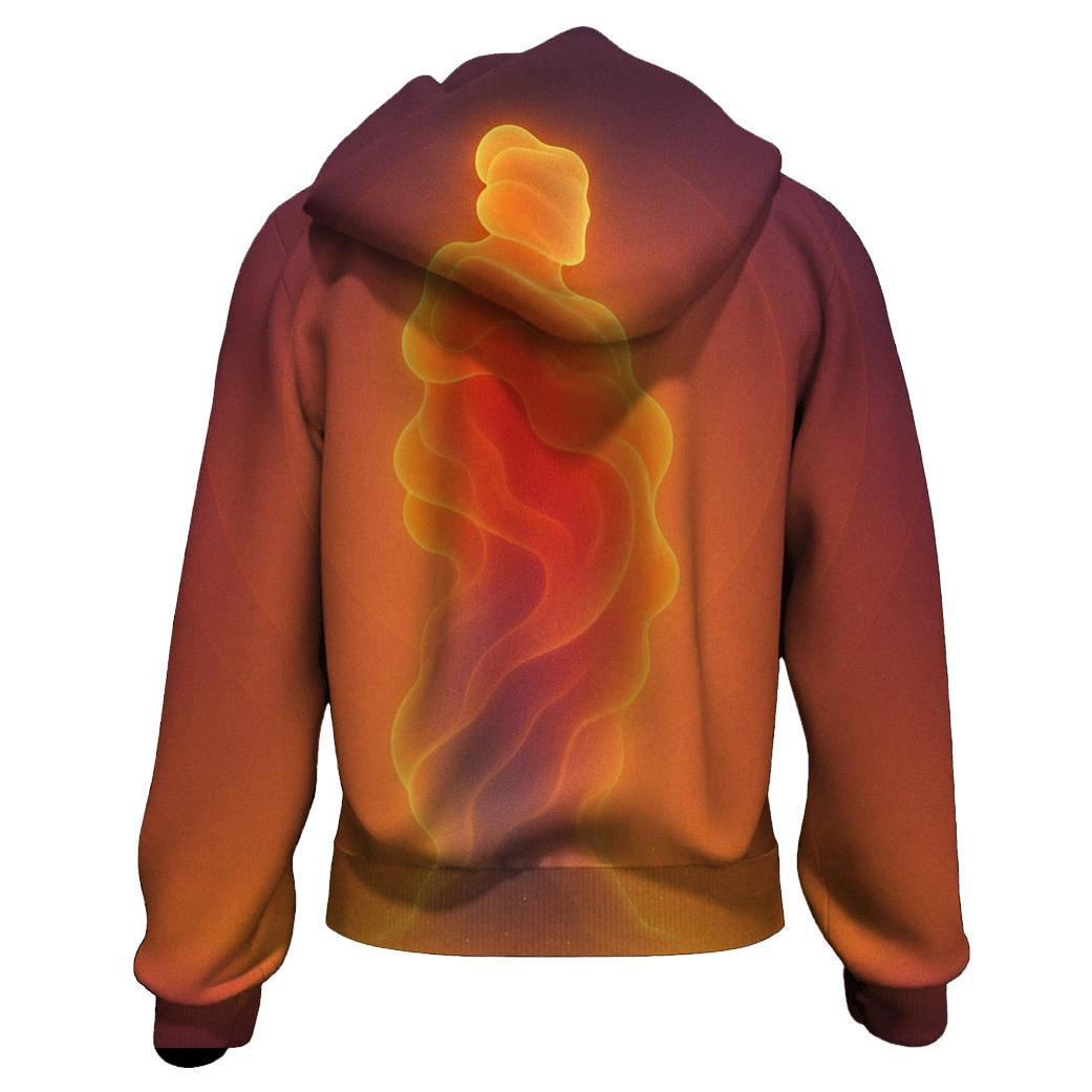 Gradient Smoke Sentinel embroidered hoodies