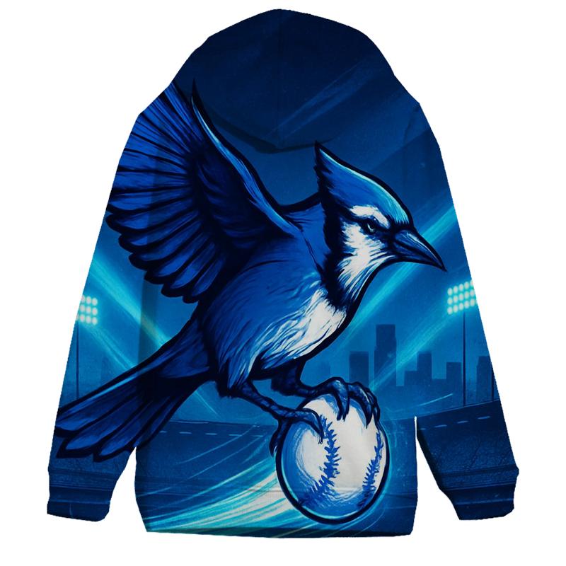Blue Jay Over Stadium premium hoodies