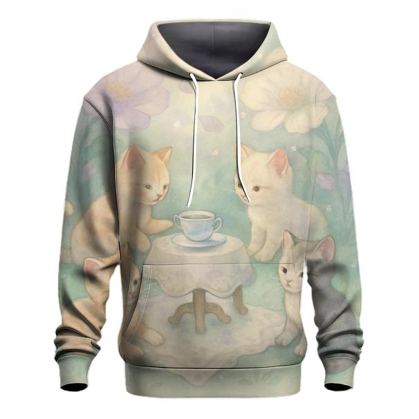 Lavender Tea Party Kittens hoodie styles