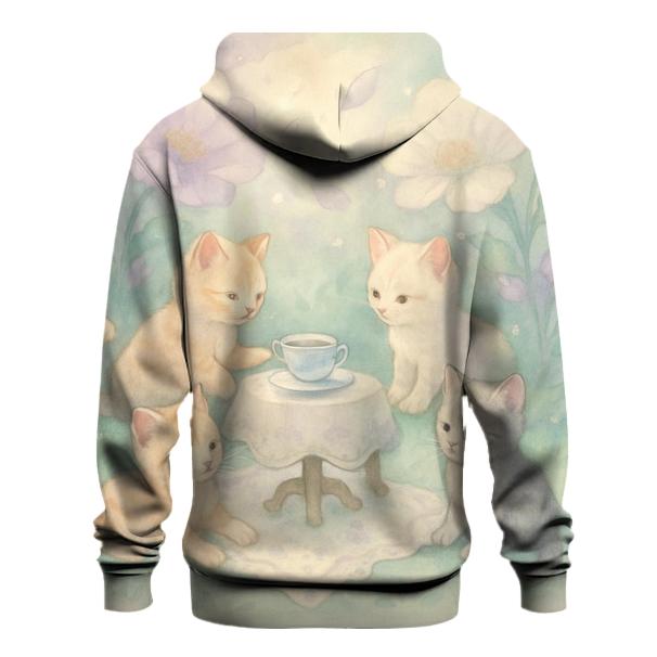 Lavender Tea Party Kittens hoodie styles