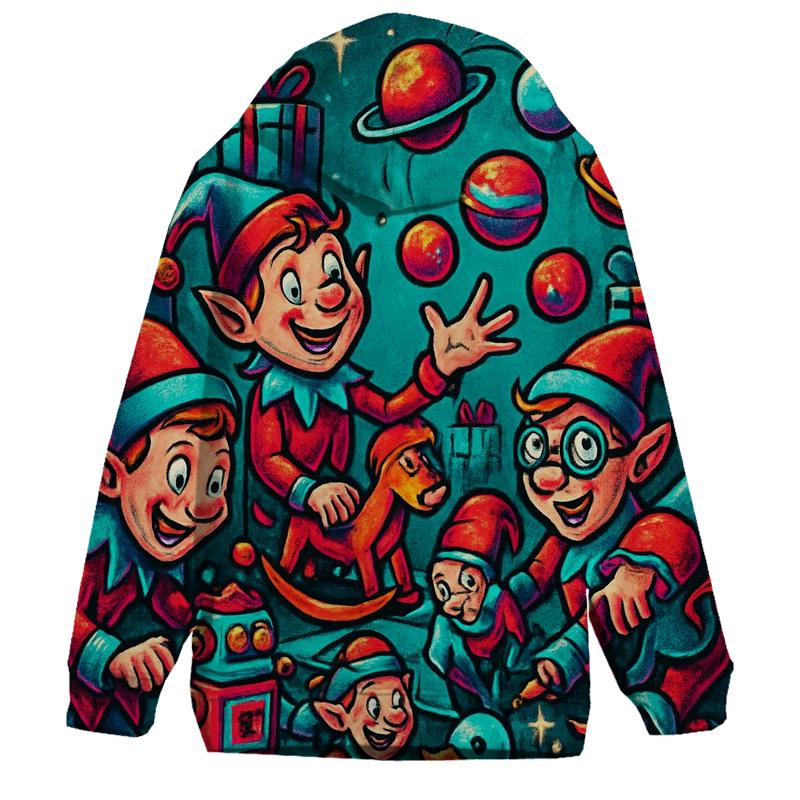 Elf Workshop Pop Art pullover hoodies