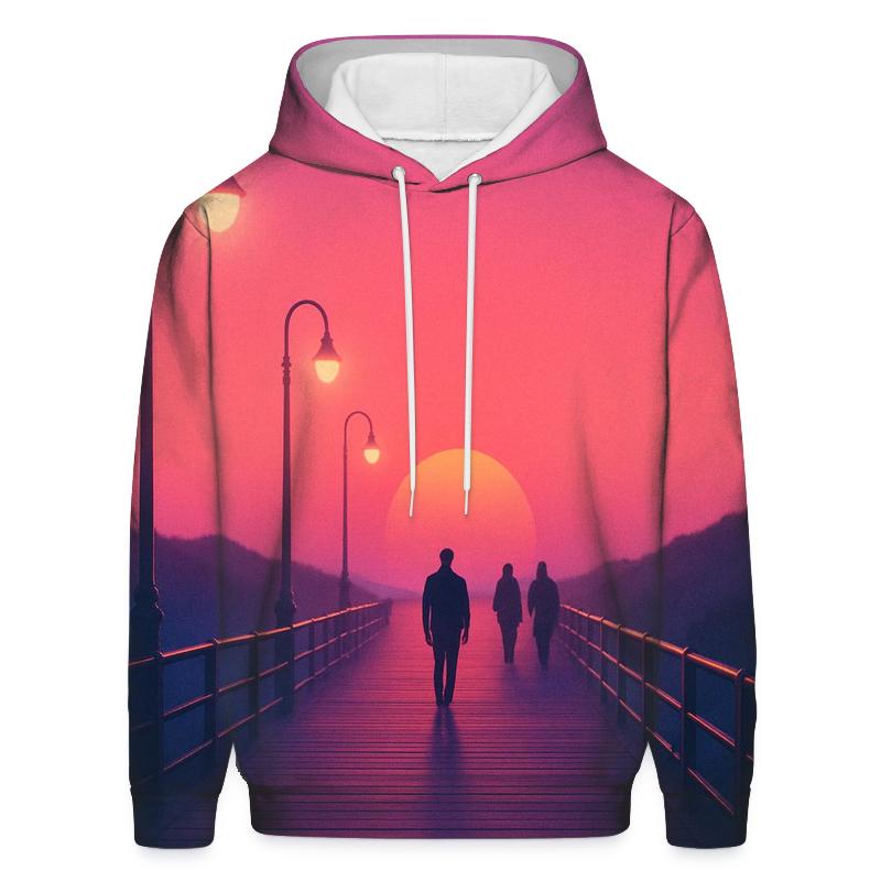 Crimson Boardwalk Echo pullover hoodies