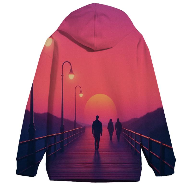 Crimson Boardwalk Echo pullover hoodies