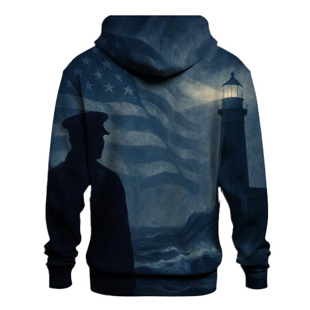Silent Watch At The Lighthouse premium hoodies
