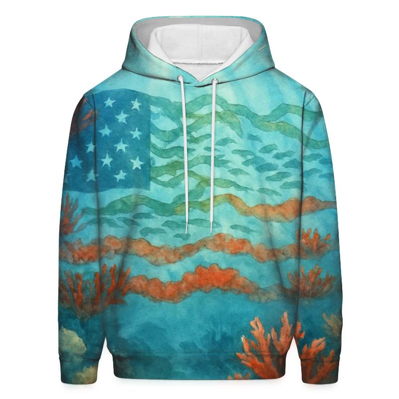 Coral Reef Standard embroidered hoodies
