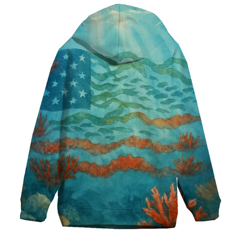 Coral Reef Standard embroidered hoodies