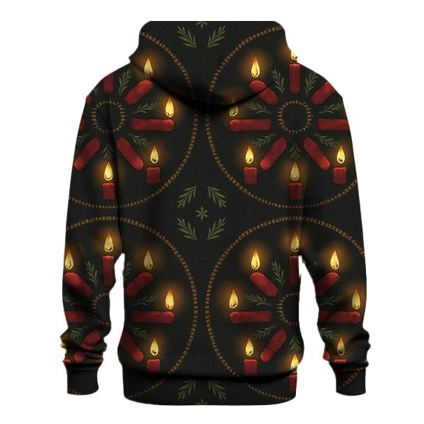Advent Candle Concentric Array On Charcoal hoodie trends