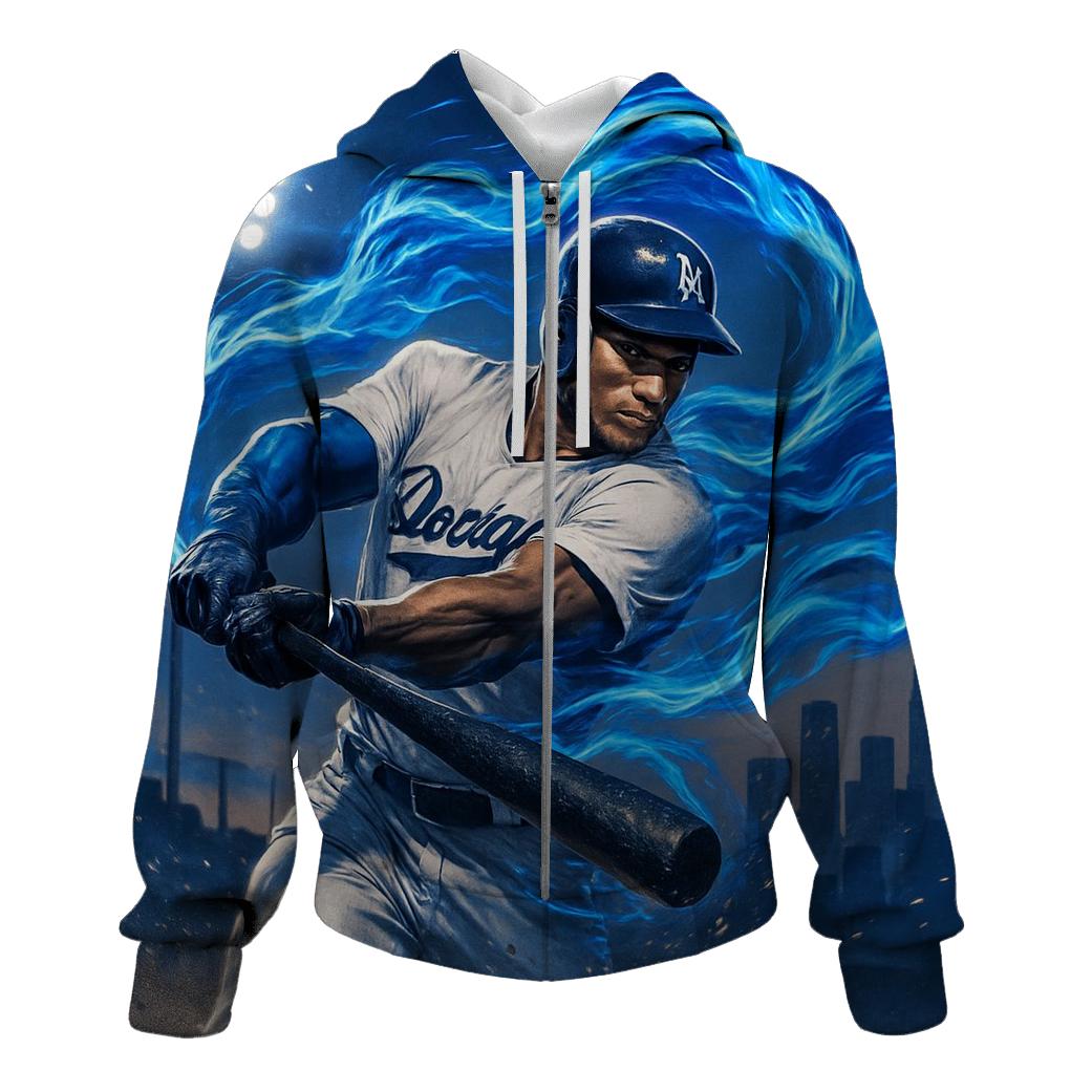 Blue Flame Swing hoodie designs