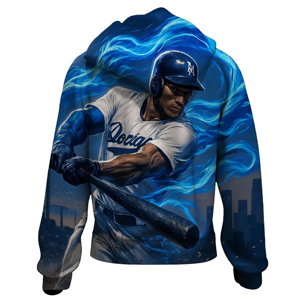 Blue Flame Swing hoodie designs