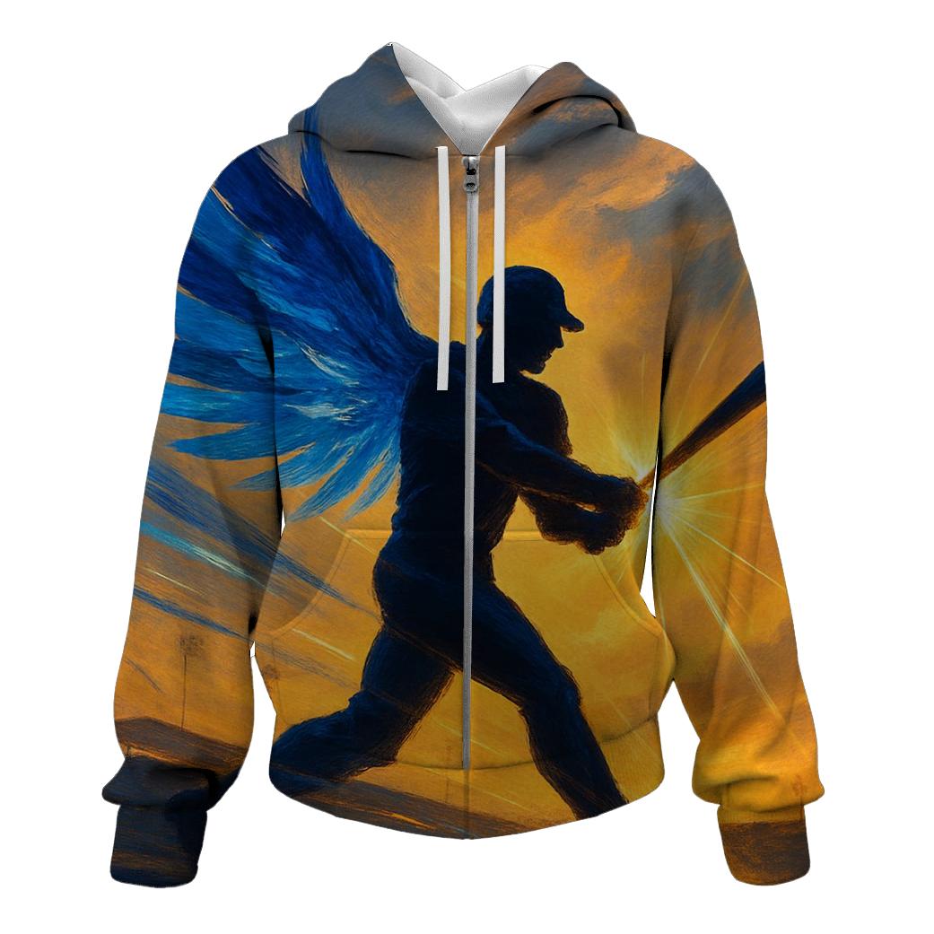 Winged Victory Swing graphic hoodies