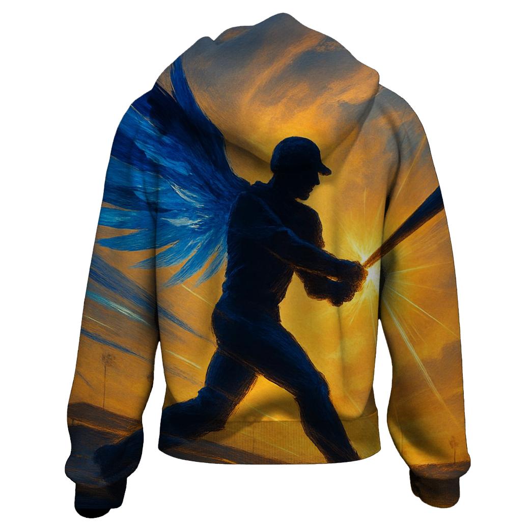 Winged Victory Swing graphic hoodies