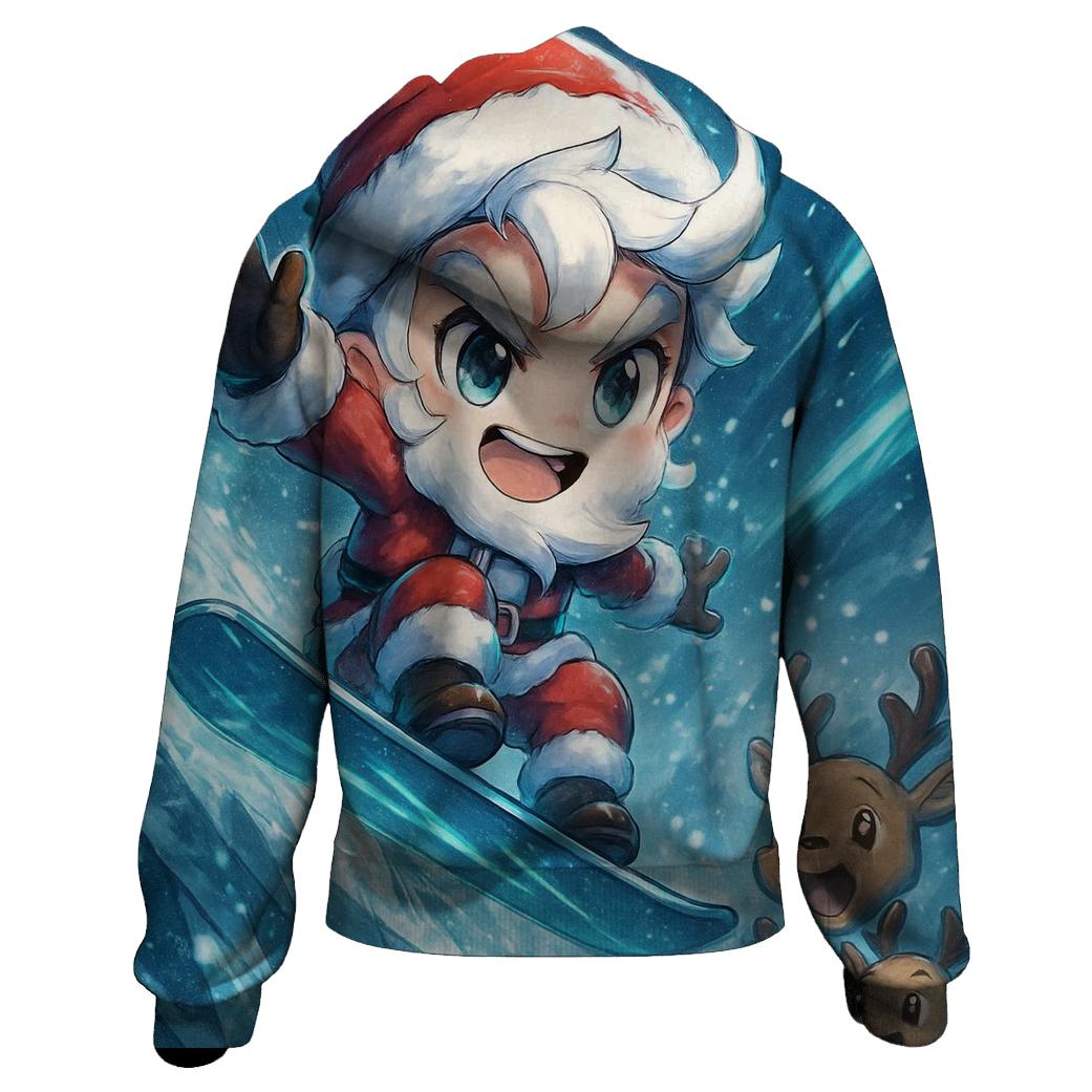 Snowboard Santa Thrill heavyweight hoodies