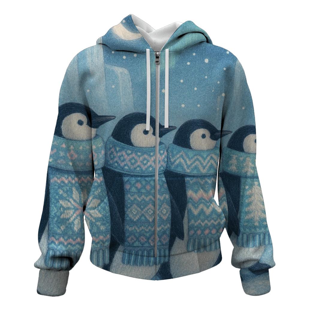 Penguin Scarf Parade pullover hoodies