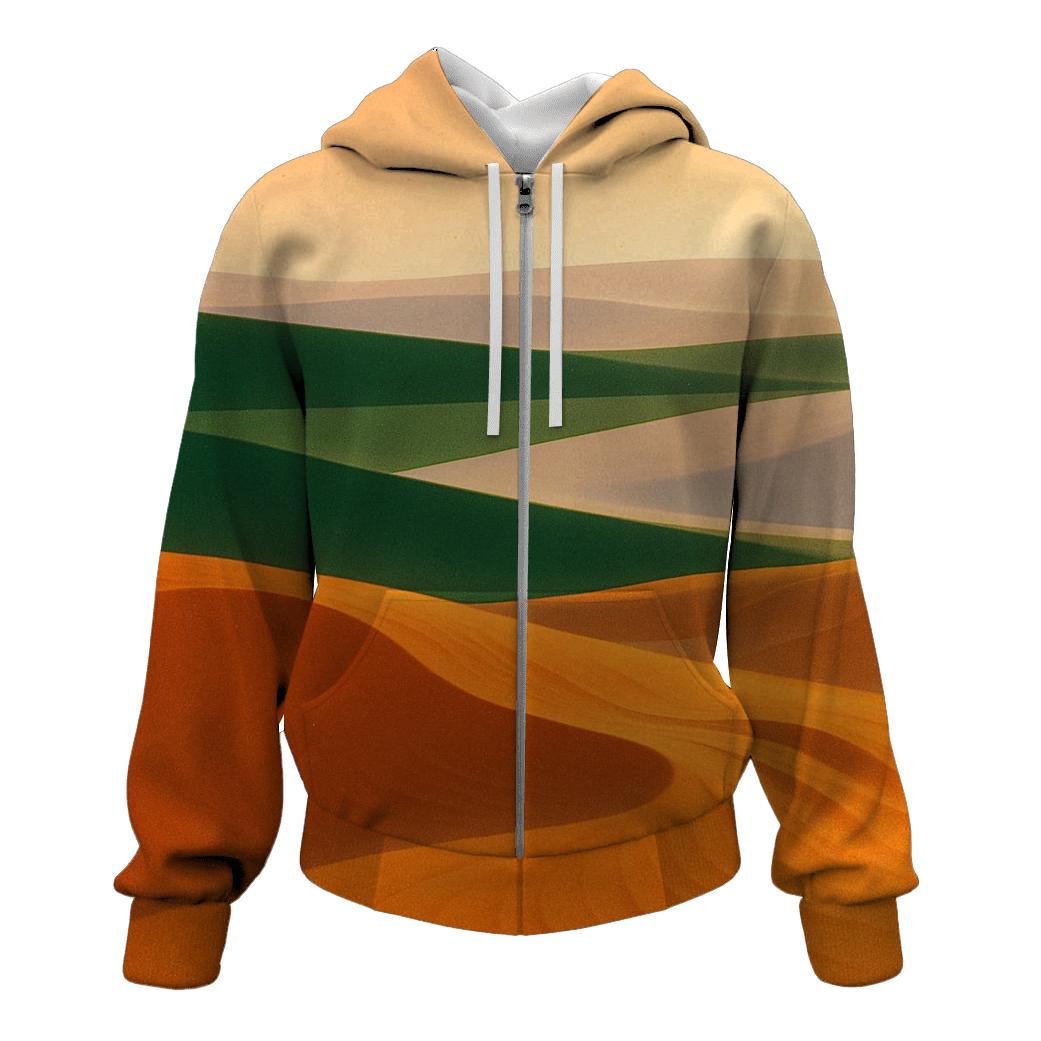 Sunset Desert Banner premium hoodies