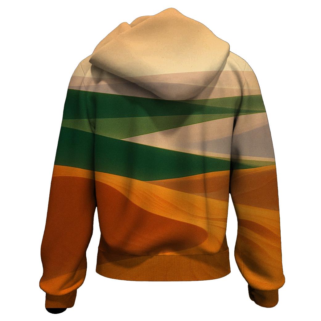 Sunset Desert Banner premium hoodies