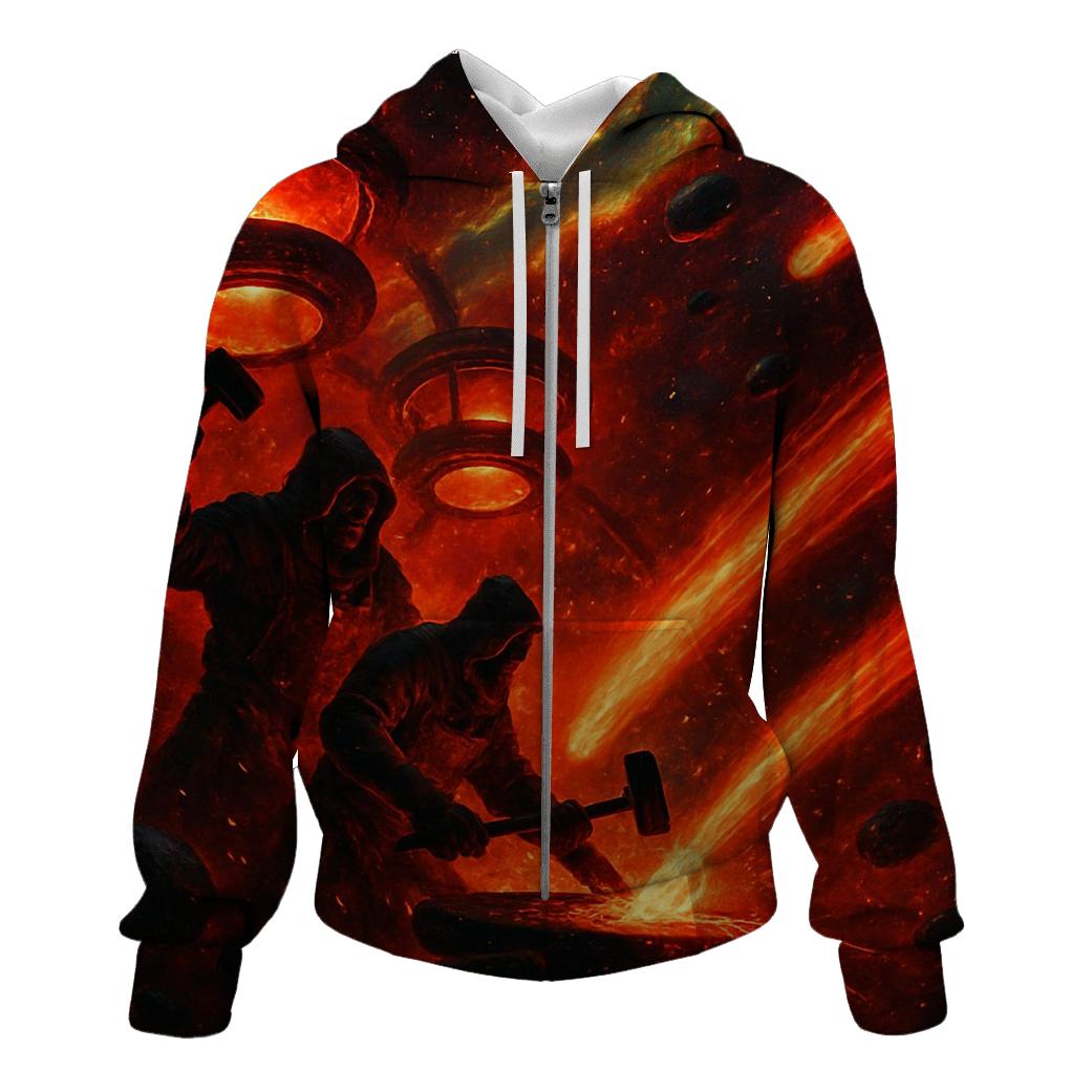 Chromatic Comet Forge heavyweight hoodies
