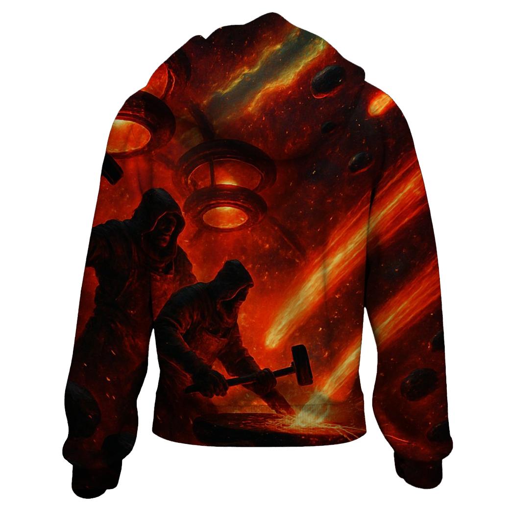 Chromatic Comet Forge heavyweight hoodies