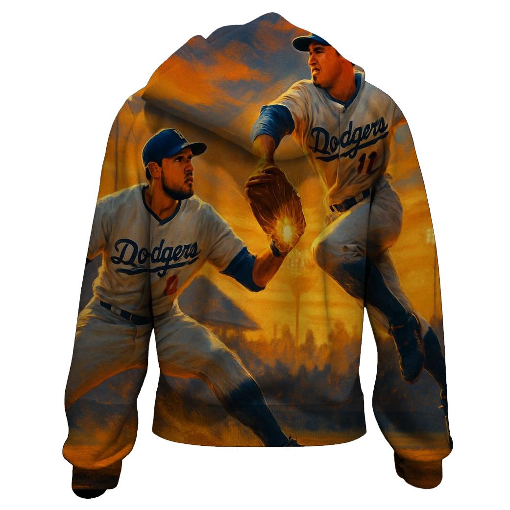 Sunset Double Play printed hoodies