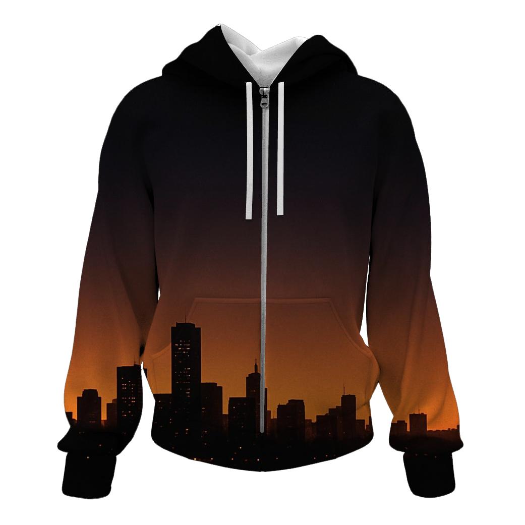 Gilded Skyline Drift custom hoodies