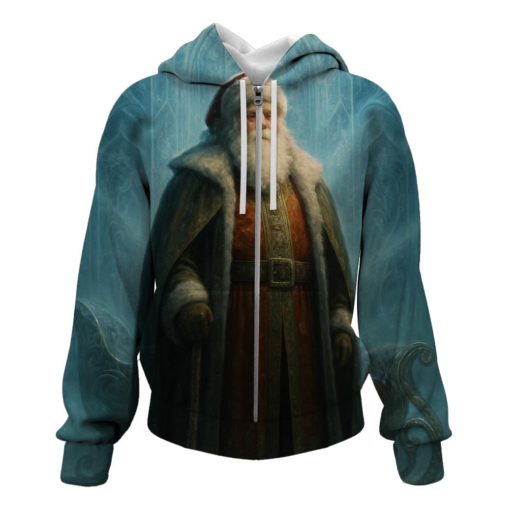 Frosted Sentinel Santa hoodies fashion