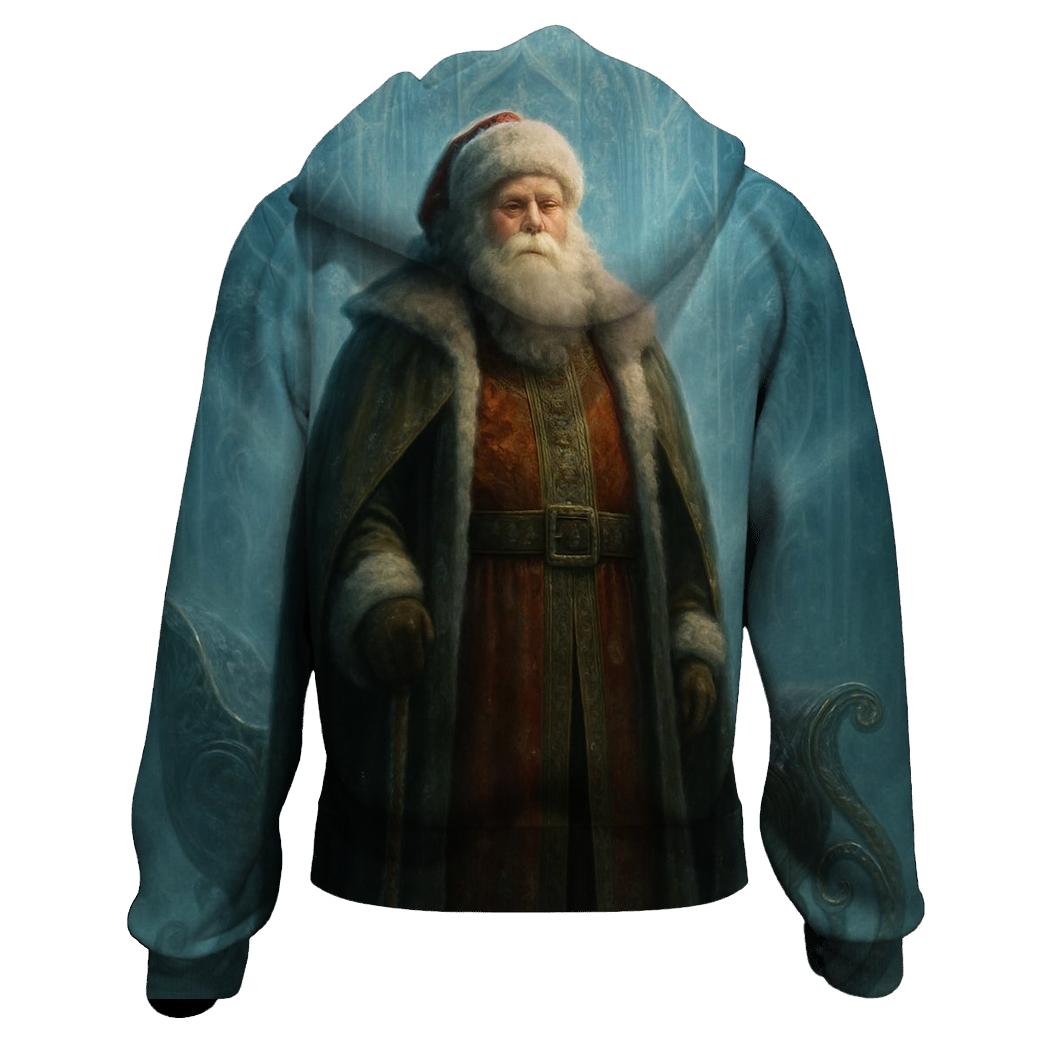 Frosted Sentinel Santa hoodies fashion