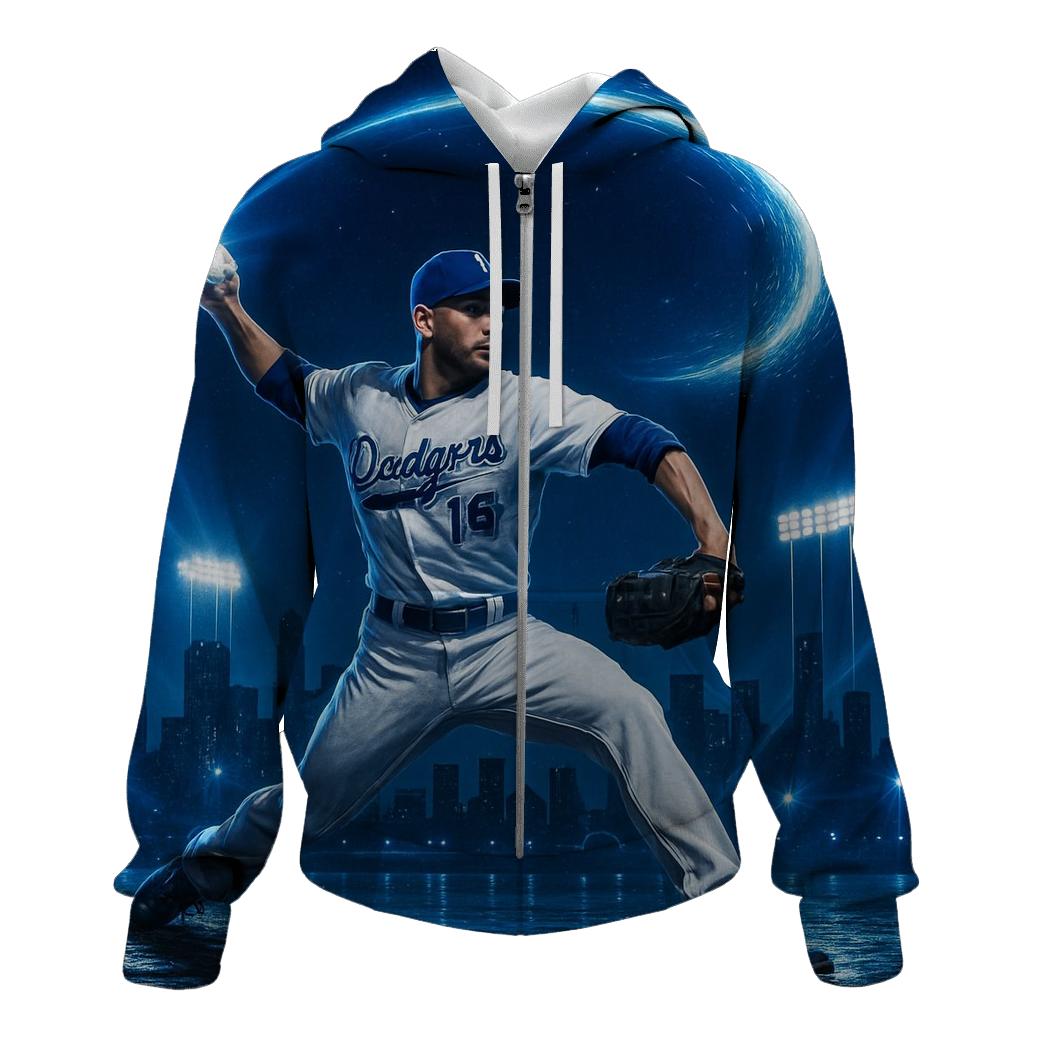 Midnight Pitch Surge embroidered hoodies