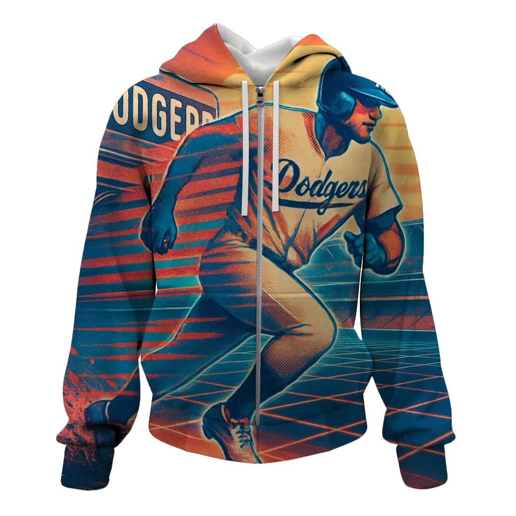 Retro Wave Baseline hoodie styles