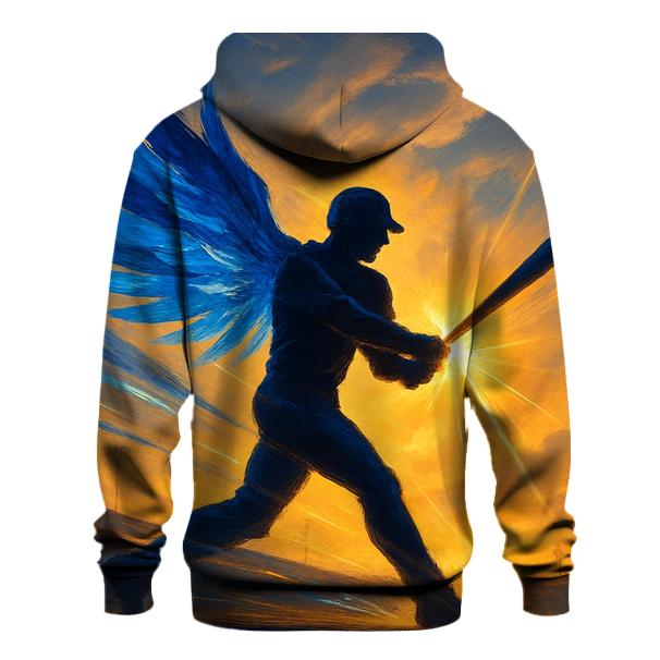 Winged Victory Swing printed hoodies