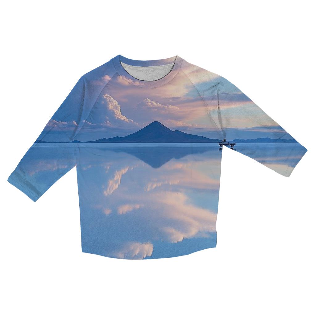 Salar De Uyuni - Bolivia custom 3/4 sleeve shirts