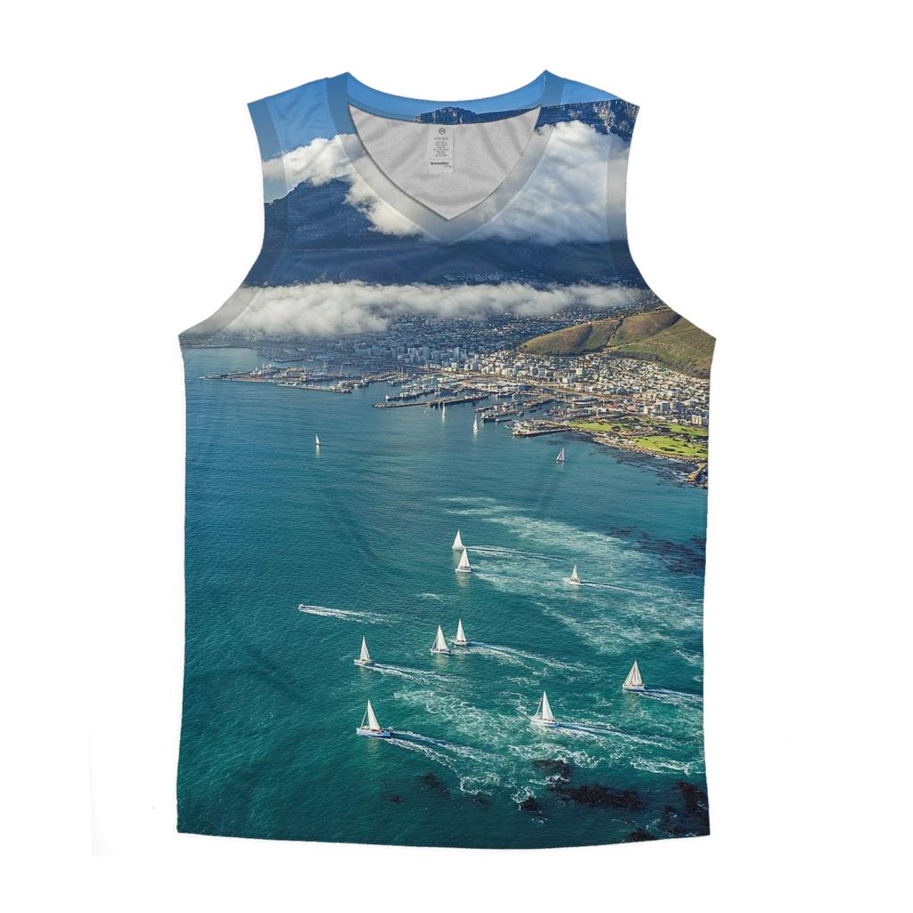 Table Mountain - Cape Town stylish racerback tanks