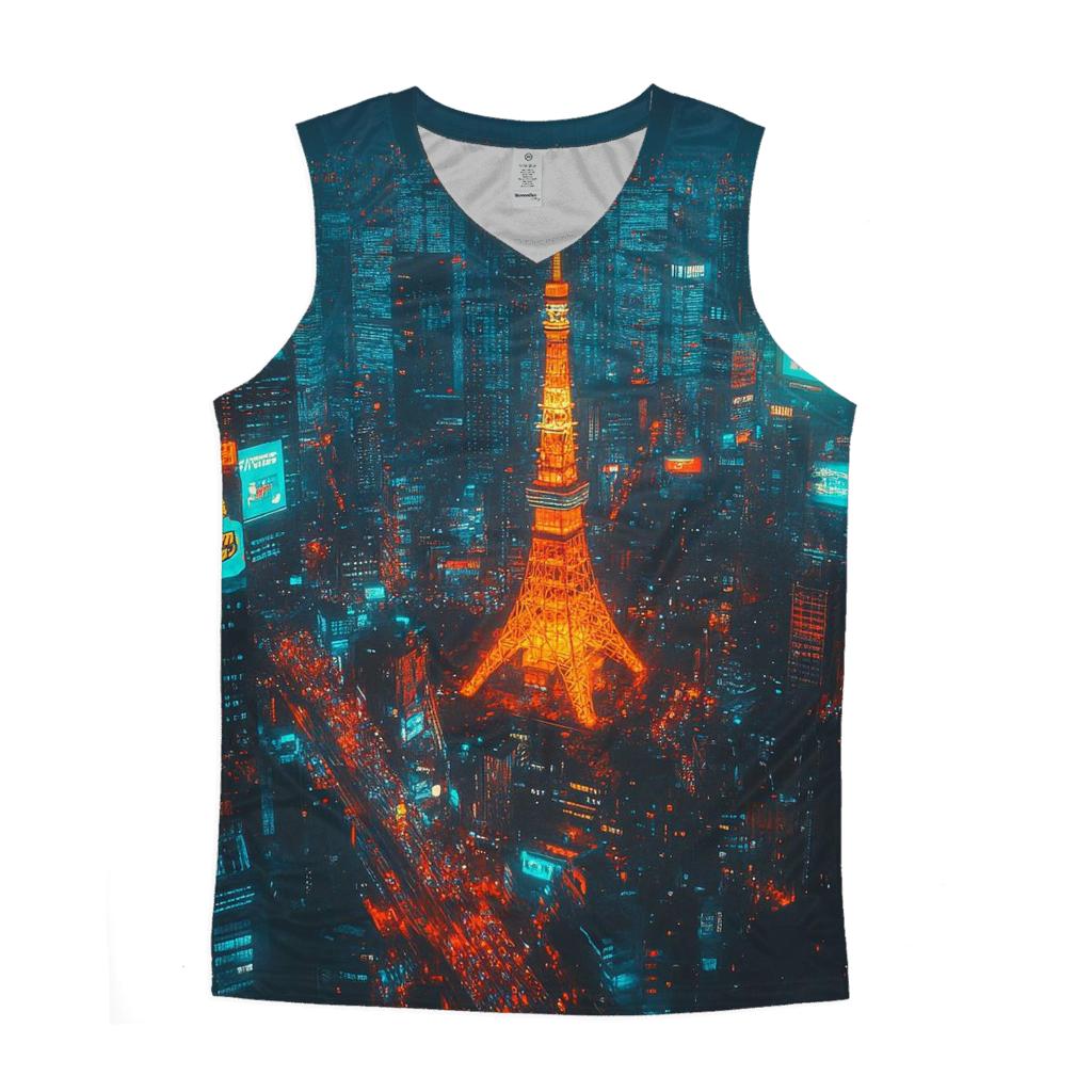 Tokyo Tower - Tokyo personalized athletic tanks