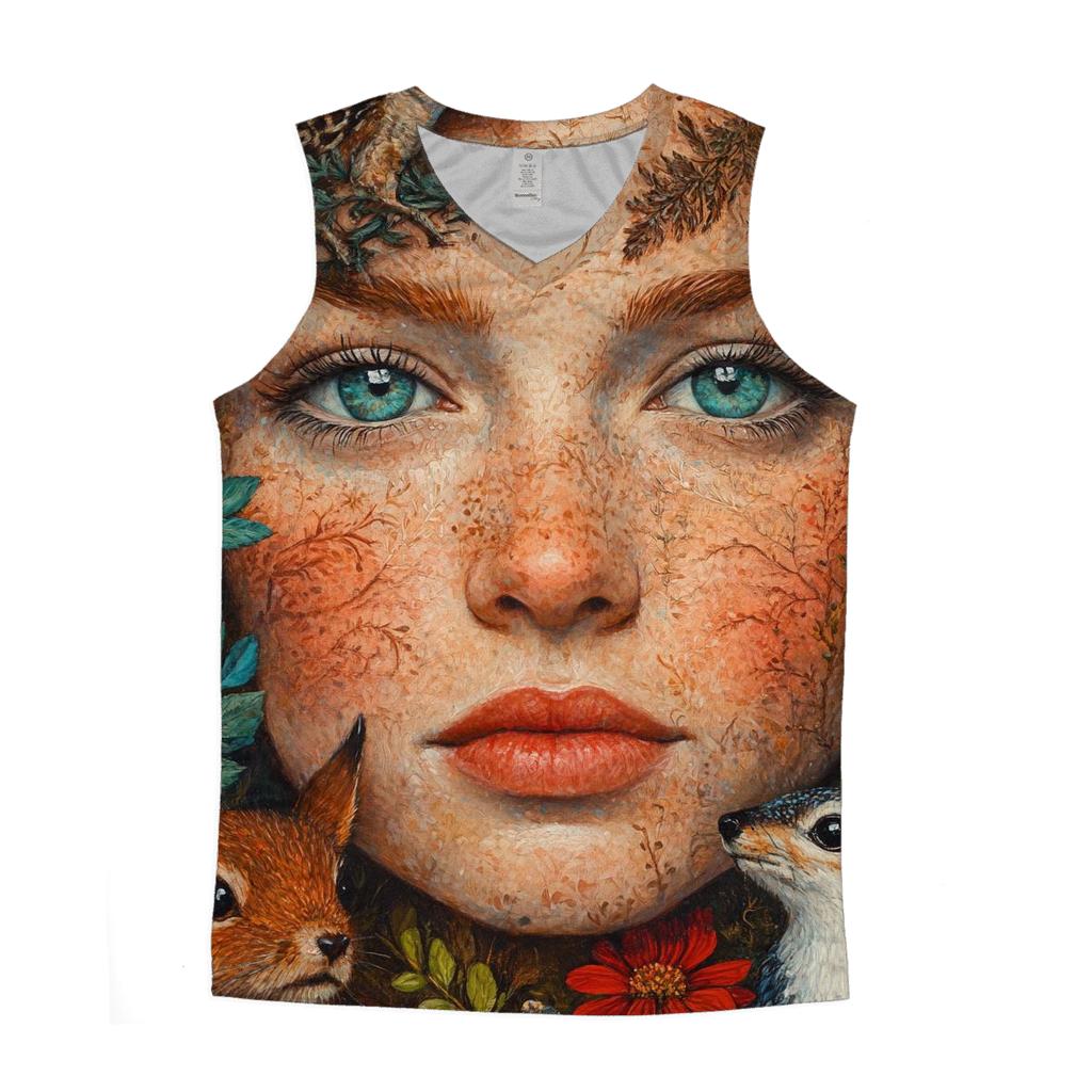 Frida Kahlo Inspired Portrait Of Memory stylish racerback tanks