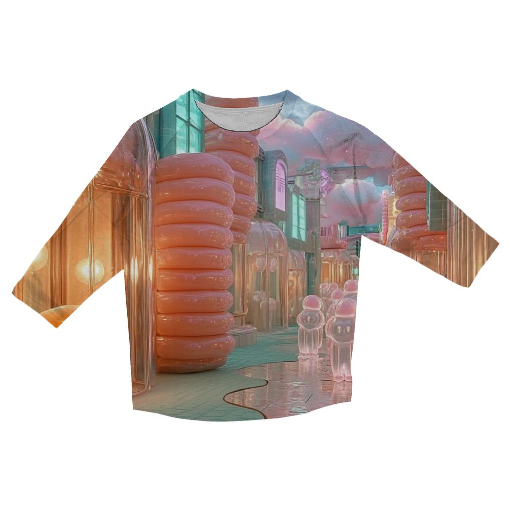 Jelly Bean Coraline personalized 3/4 sleeve tees
