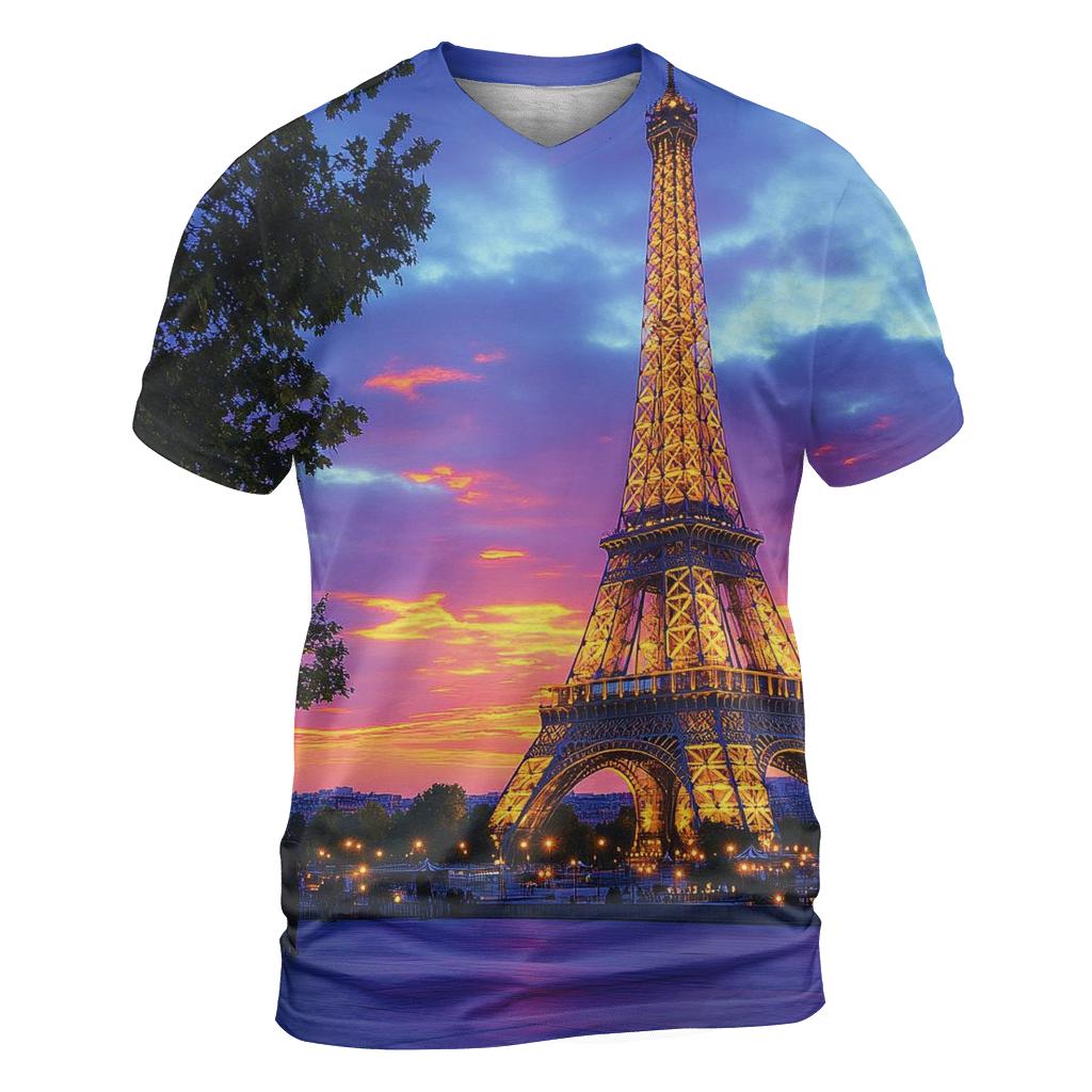 Eiffel Tower - Paris custom all-over print shirts