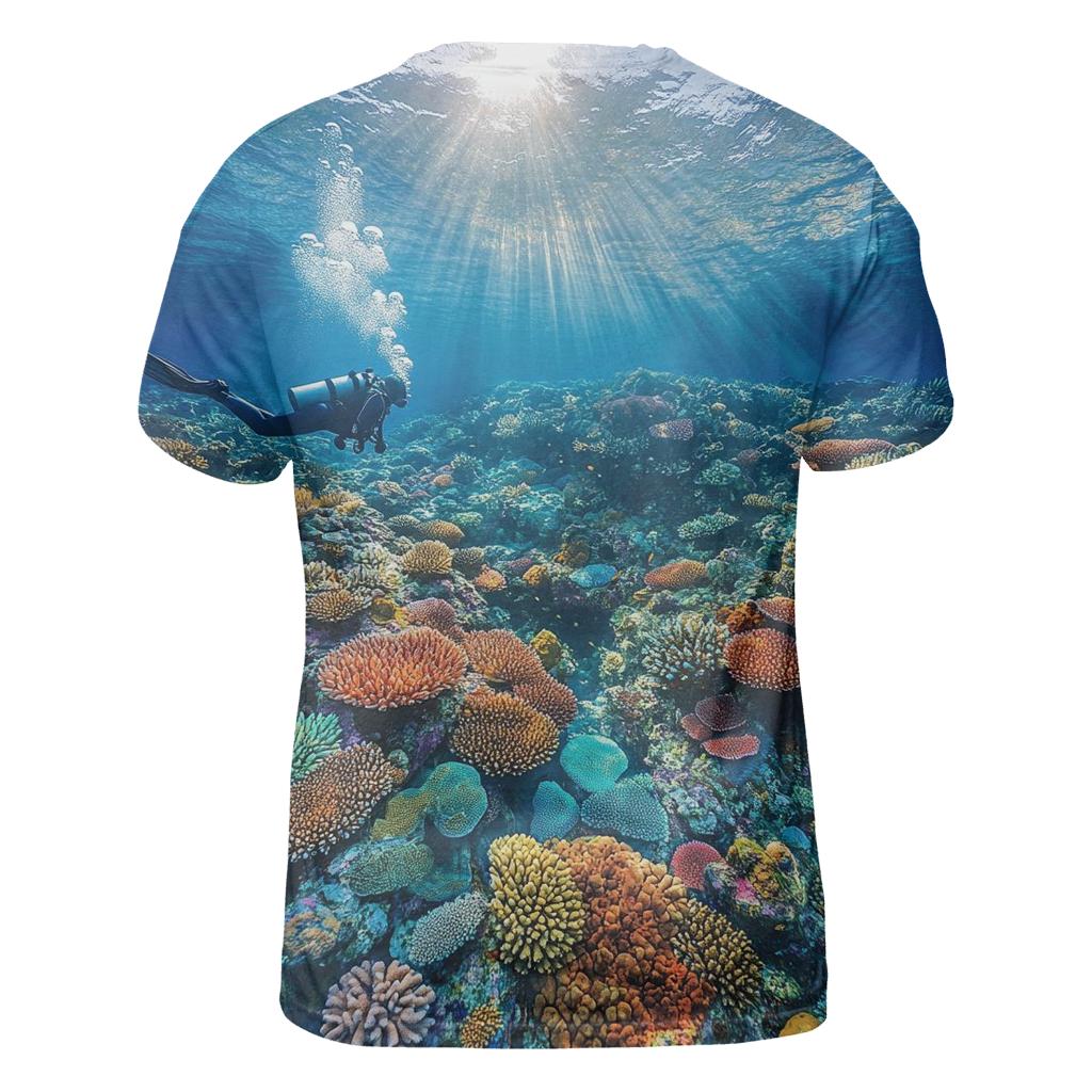 Great Barrier Reef - Queensland unique graphic print tees