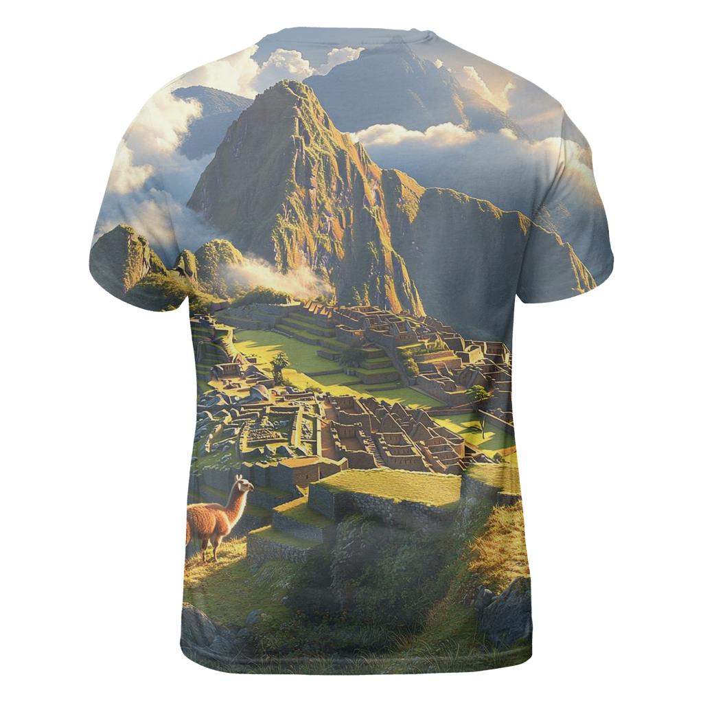 Machu Picchu - Cusco creative print fashion shirts