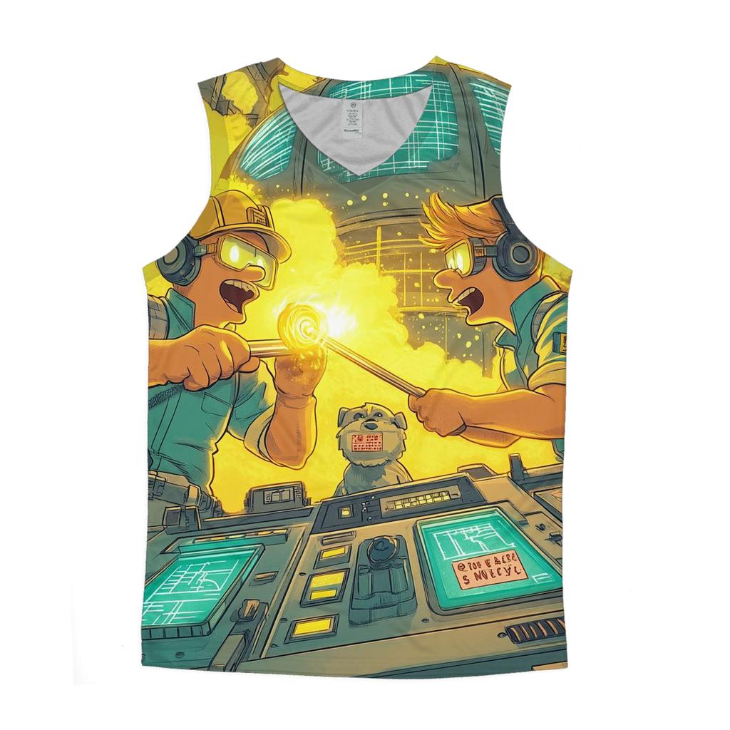 Nuclear Night Shift Shenanigans custom tank tops