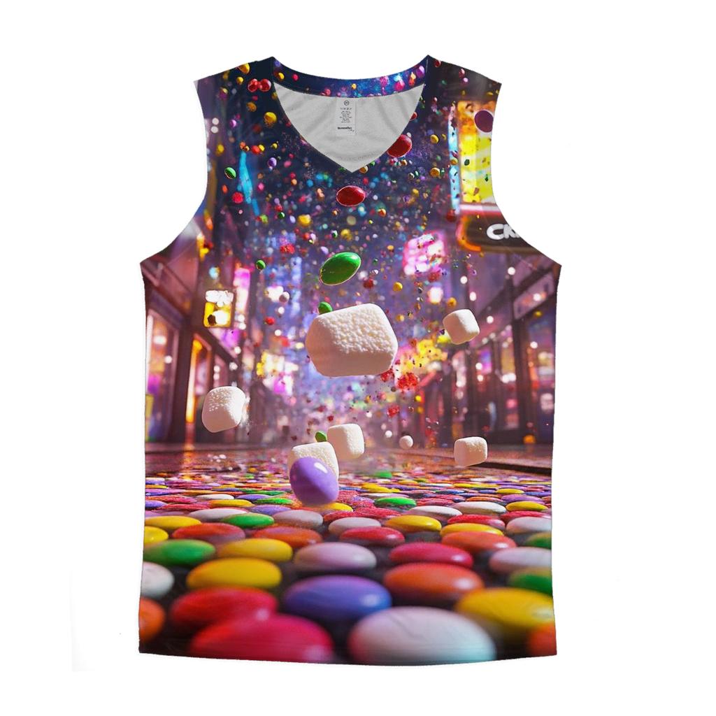 Skittle Meteor Shower designer workout tanks