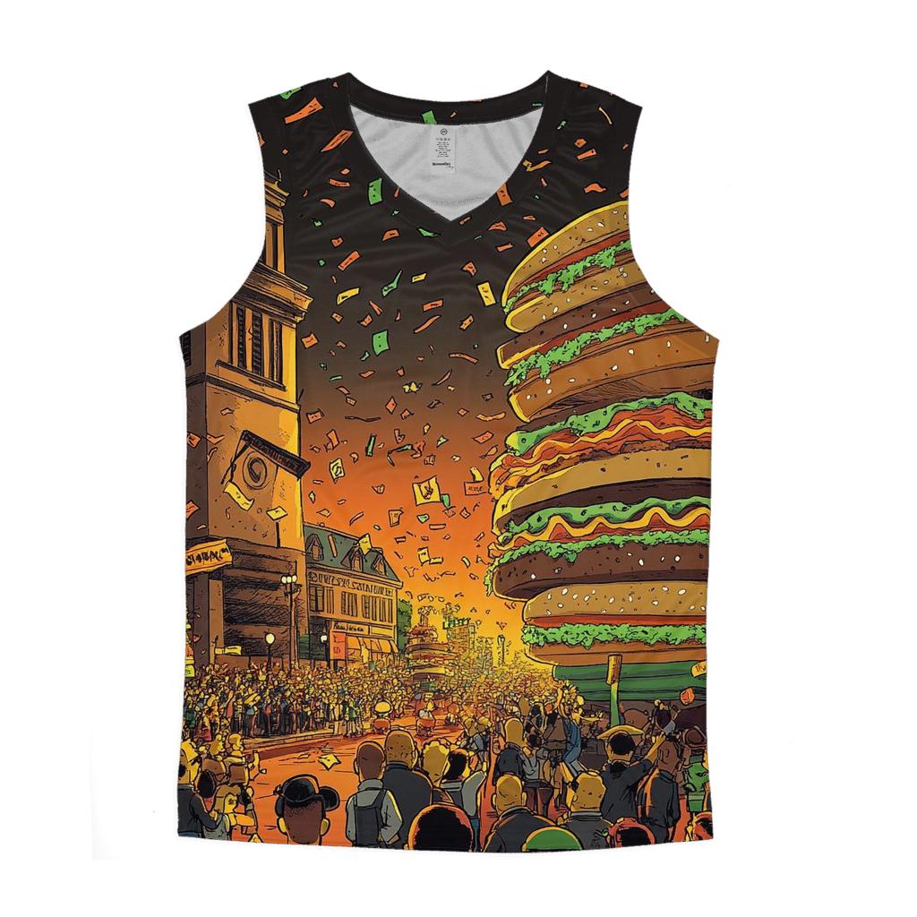 Bizarre Town Square Parade designer workout tanks