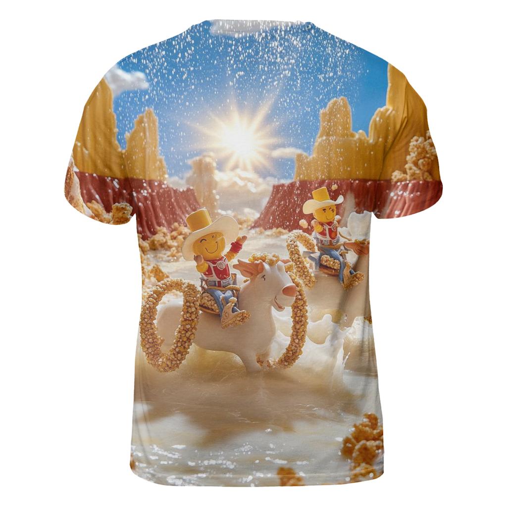 Cereal Mascot Rodeo unique graphic print tees