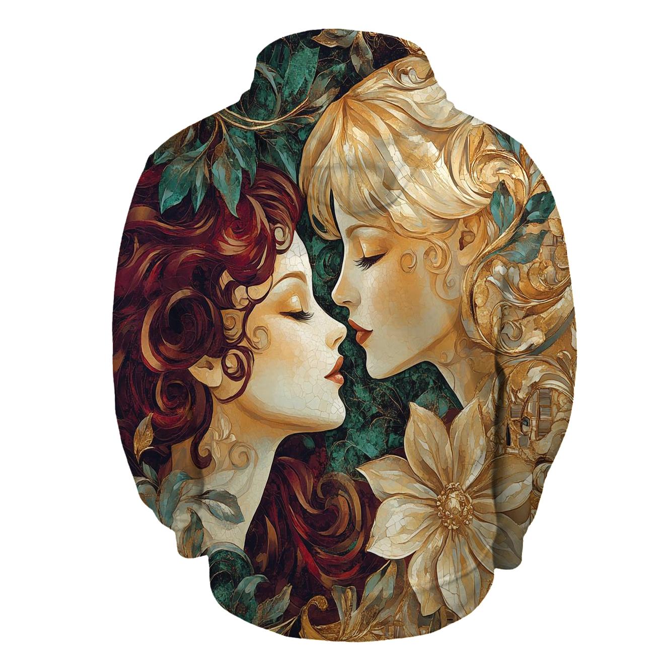 Klimt Inspired Golden Garden hoodie styles