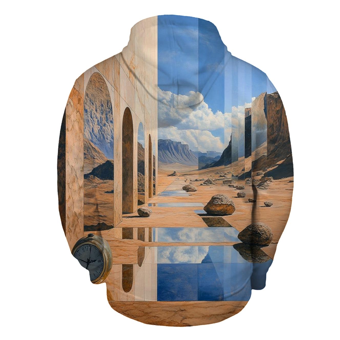 Dali Inspired Desert Dreams designer hoodies