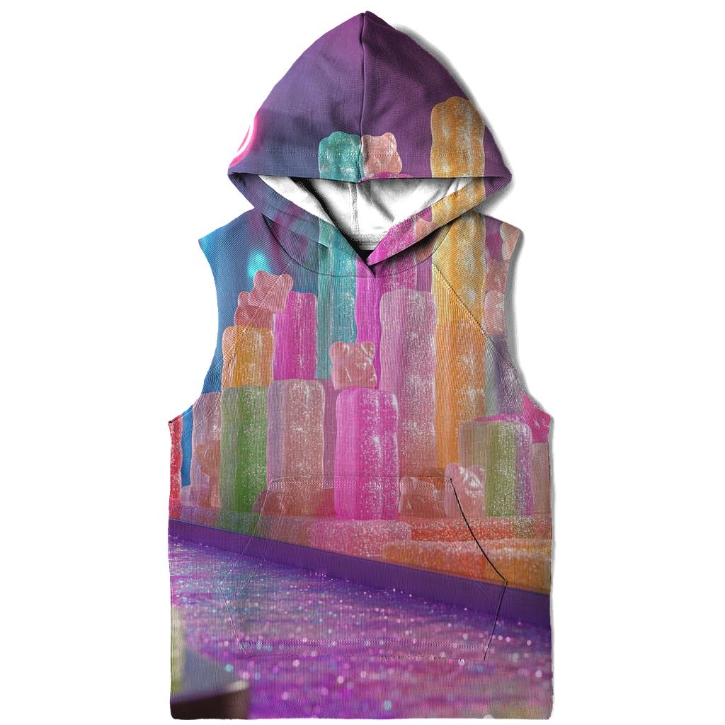 Neon Gummy Skyline lightweight hoodies