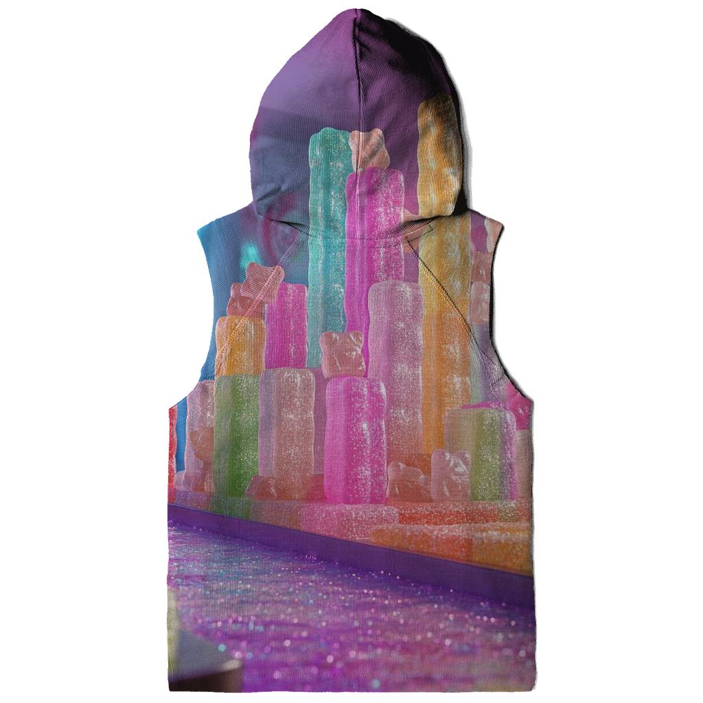 Neon Gummy Skyline lightweight hoodies