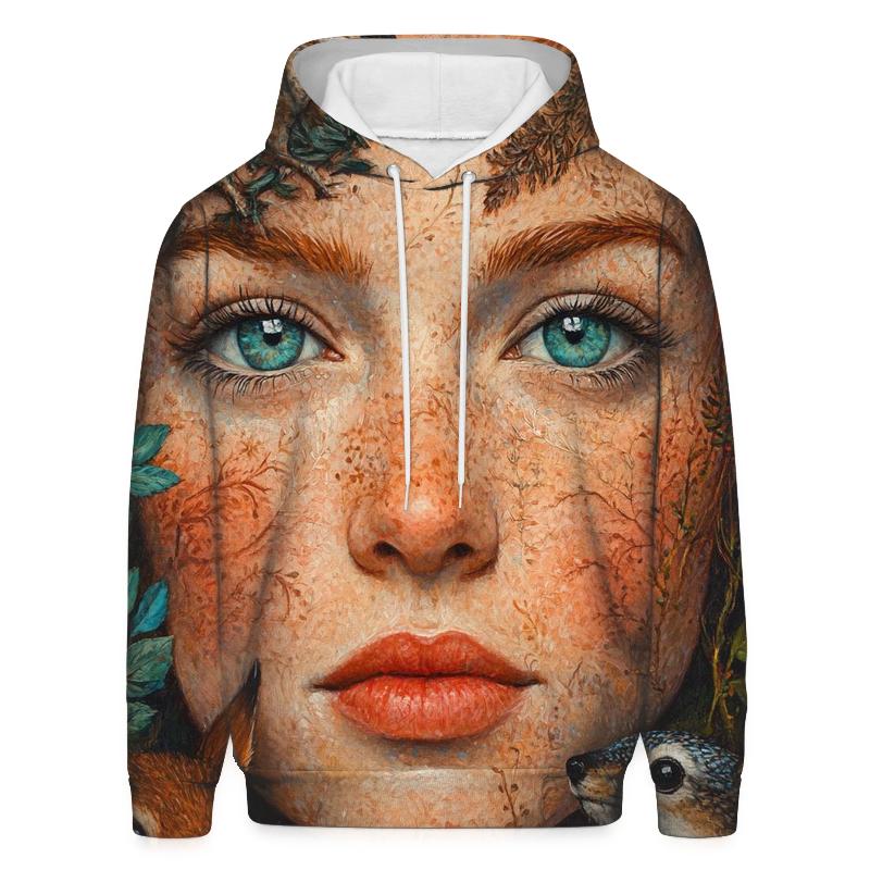 Frida Kahlo Inspired Portrait Of Memory premium hoodies