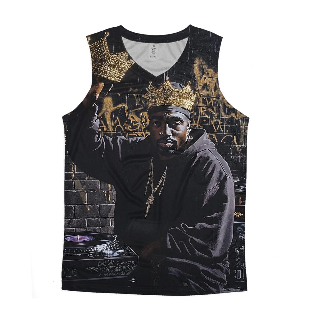 Concrete Crown Poetic cotton sleeveless tops